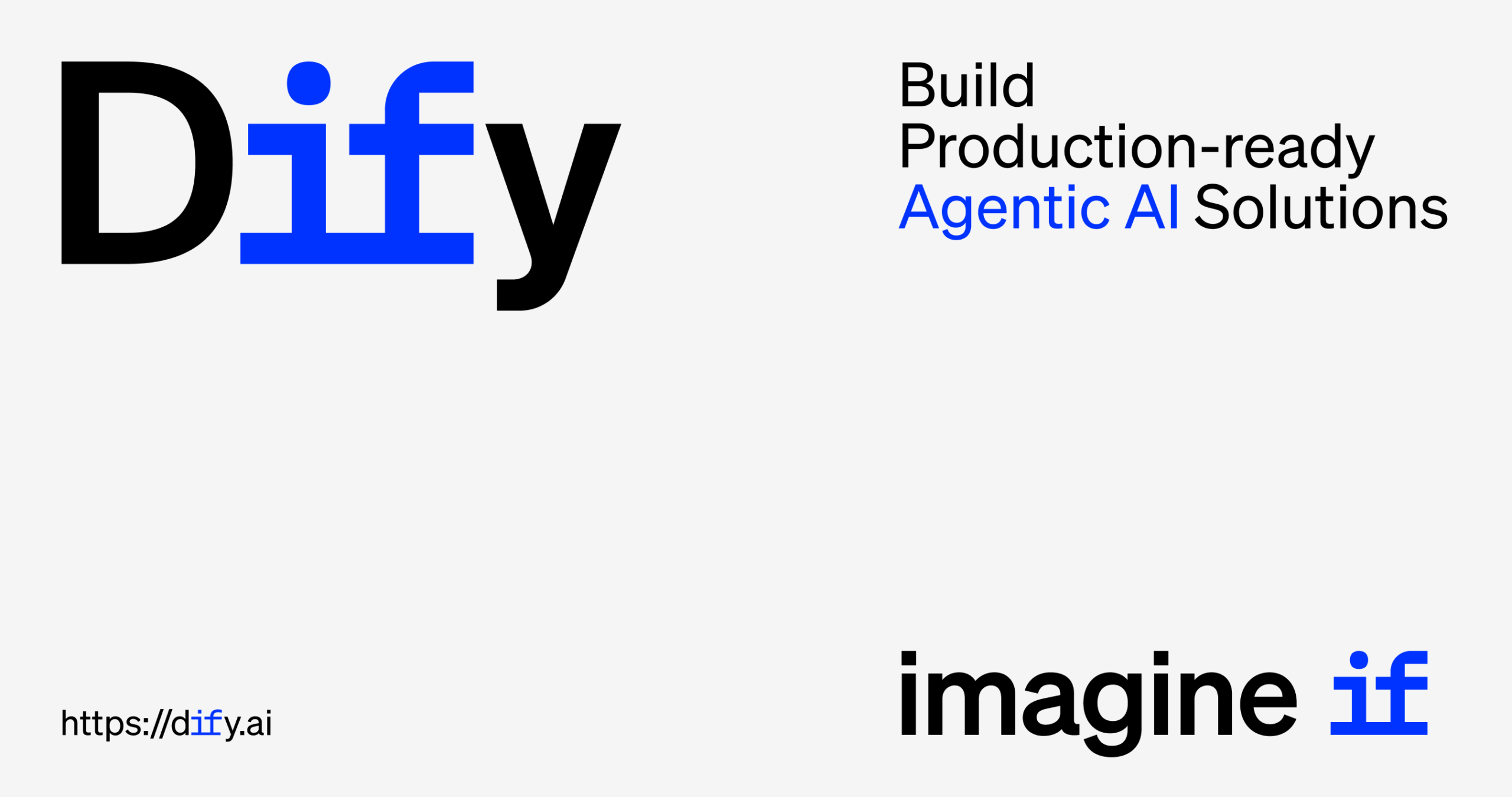 Dify official GitHub README cover