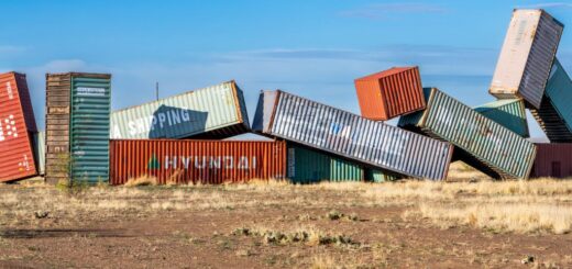 shipping containers stacked metaphor for Docker