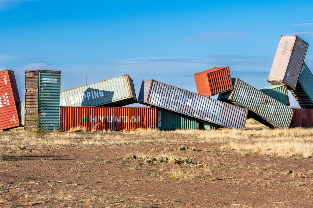 shipping containers stacked metaphor for Docker
