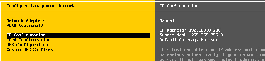 VMWare Esxi 基于NAT的管理端口转发