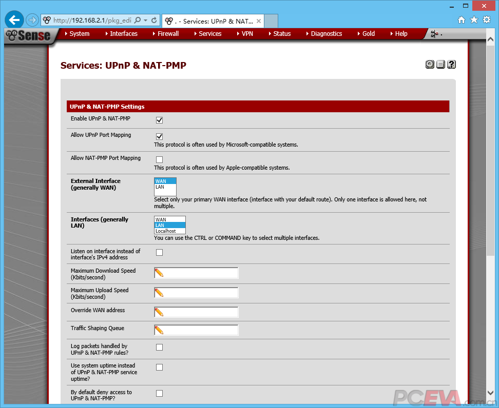 用pfSense搭建ESXi上的软路由