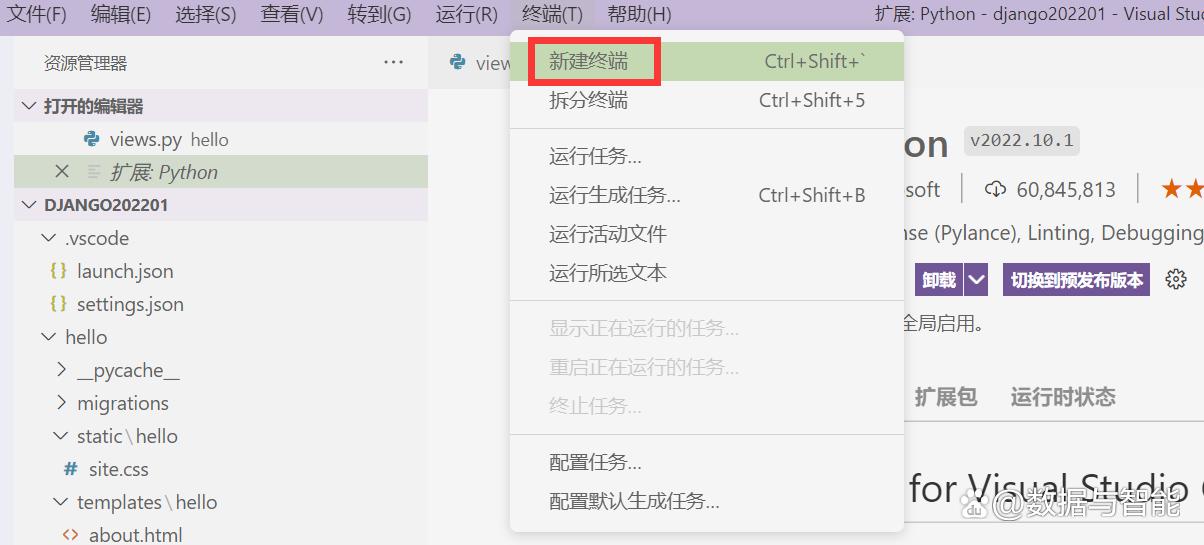 如何在 VS Code中使用django