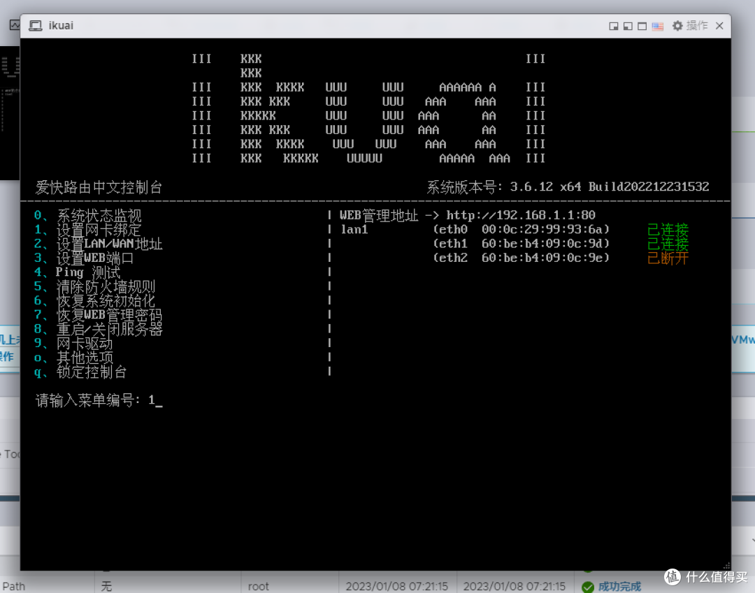 ESXi 8.0虚拟机安装iKuai主路由及保姆级配置