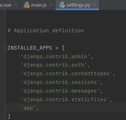VUE+Django前后端分离-第一部分